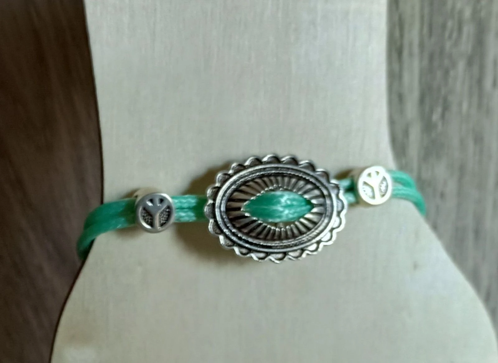 Pulsera envolvente estilo bohemio de Ibiza, pulsera de cordón con borlas – photo 2